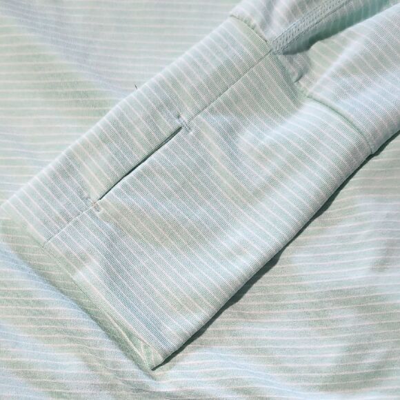 GapFit Breathe Mint Green Hooded Long Sleeve Top Ladies Small - Picture 7 of 7